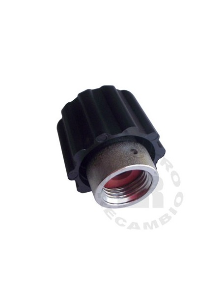 Tapón centro planchado 1/2 hembra