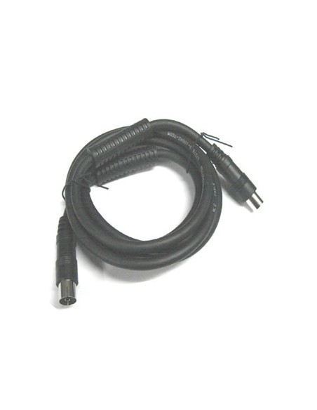 Conexión TV M/H especial TDT con filtros 2,5m. Negro