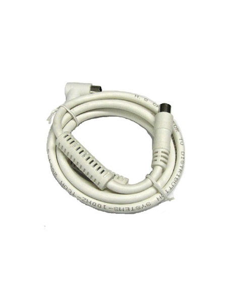 Conexión TV M/H especial TDT con filtros 2,5m. Blanco