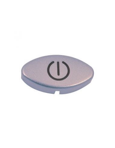 Botón pulsador on-off EVO3 Indesit plata