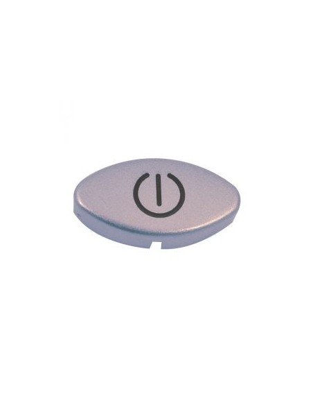 Botón pulsador on-off EVO3 Indesit plata