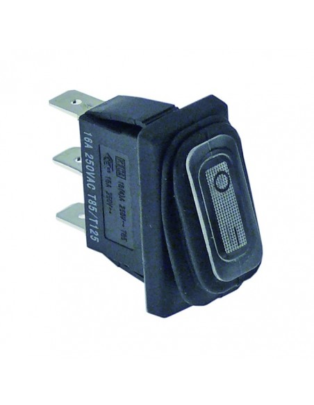 interruptor basculante 30x11mm blanco 230V 16A