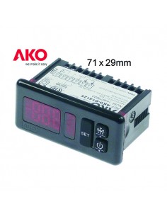 Controlador electrónico AKO D14125 71 x 29 mm 230V AC