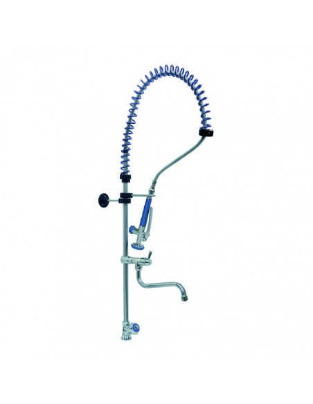 Ducha vajilla con grifo vertical con caño orientable