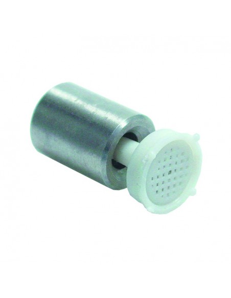 Flltro recipiente con pesa inox tubo 4x6mm