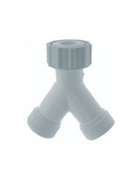 Racor para doble entrada de agua