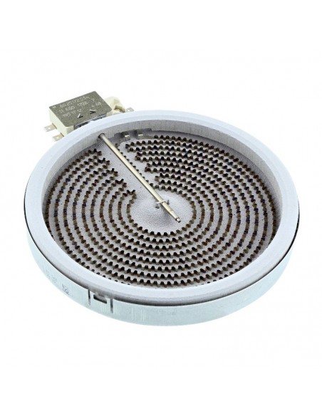 Calefactor radiante 1800W 230V Ø200 mm.