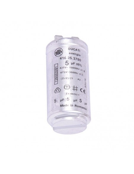 Condensador 5uF secadora AEG T55840