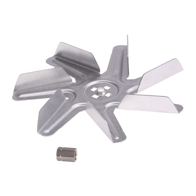 Aspa y tuerca ventilador turbo horno Bosch, Siemens, Balay. 00650472