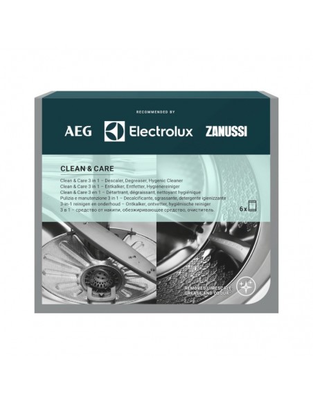 Descalcificador y limpiador para lavadoras y lavavajillas 6 sobres)