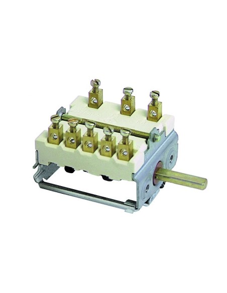 Conmutador 7 posiciones 1NO/2CO 16A empalme atornillado 300025