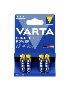 Blister 4 pilas AAA LR03 Varta Longlife Power