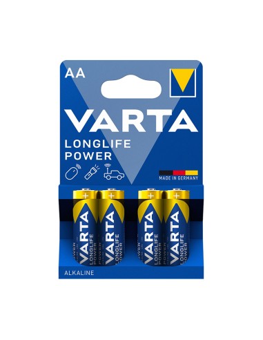 Blister 4 pilas AA LR06 Varta Longlife Power