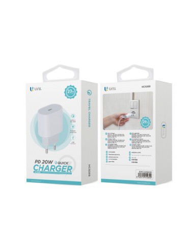 Cargador smartphone PD 20W tipo C