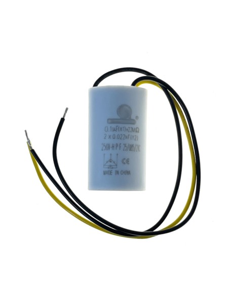 Condensador antiparasitario 0,1µF con cable