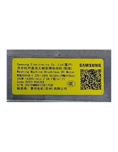 Motor inverter lavadora Samsung WW90T534DTT