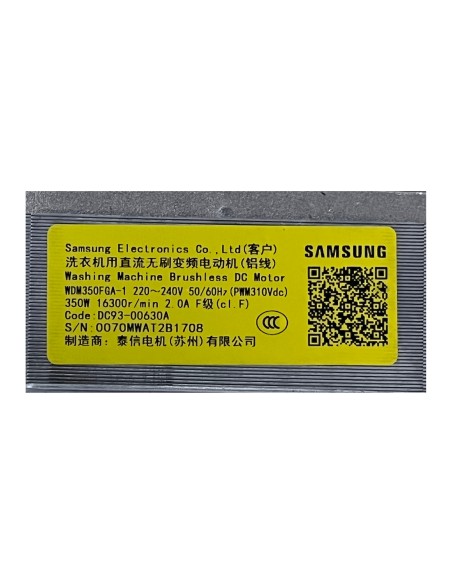 Motor inverter lavadora Samsung WW90T534DTT