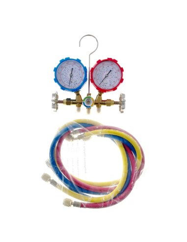Manómetro refrigeración doble R410