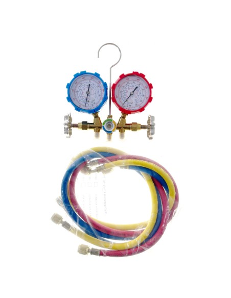 Manómetro refrigeración doble R410