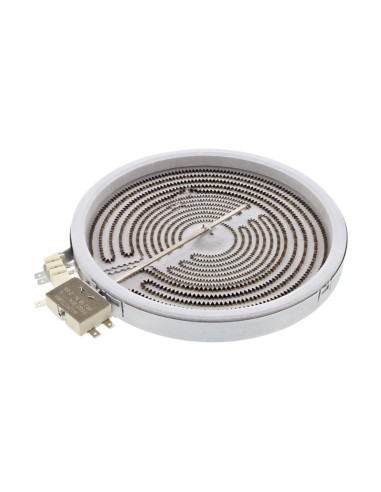 Resistencia vitrocerámica doble 23cm c/calor residual 140057321014