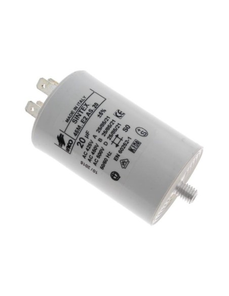 Condensador arranque motor 20 µF / 450V C00049155