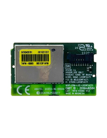 Módulo wifi televisor LG EAT63435701